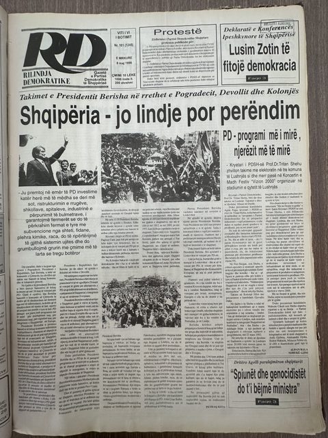 Rilindja Demokratike 1996-05-08